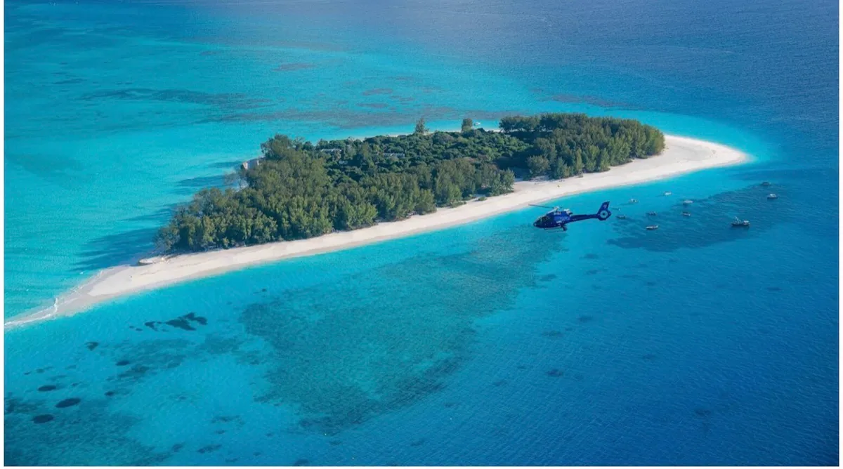 Mnemba snorkelling in Tanzania.