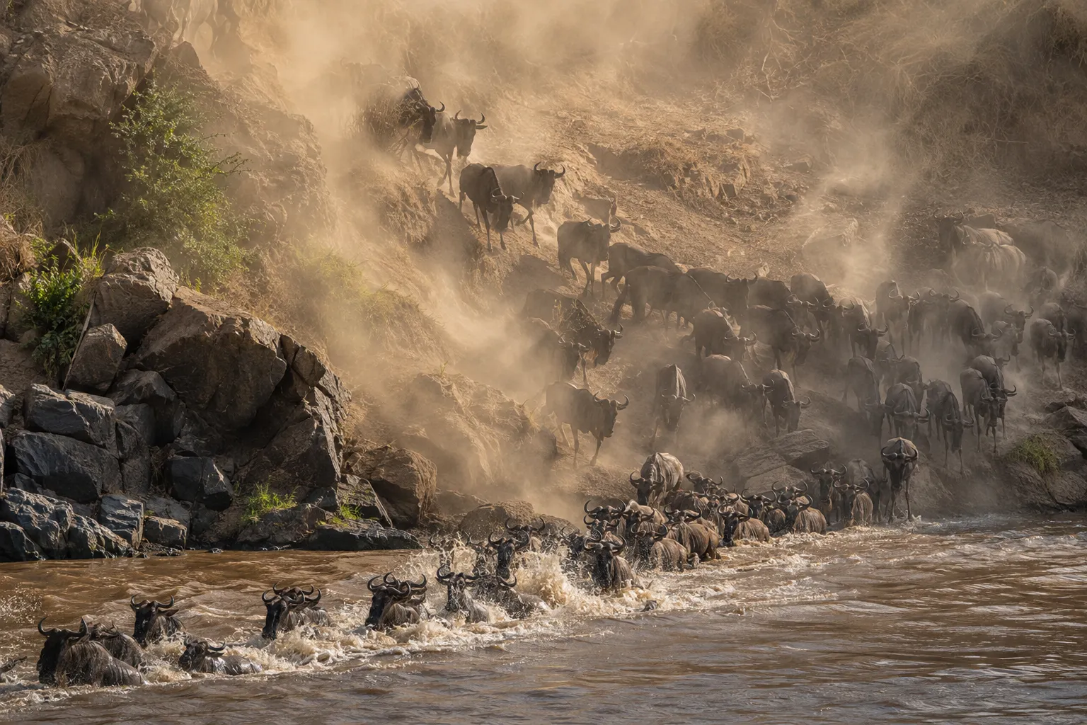 Great Migration viewing in Tanzania.