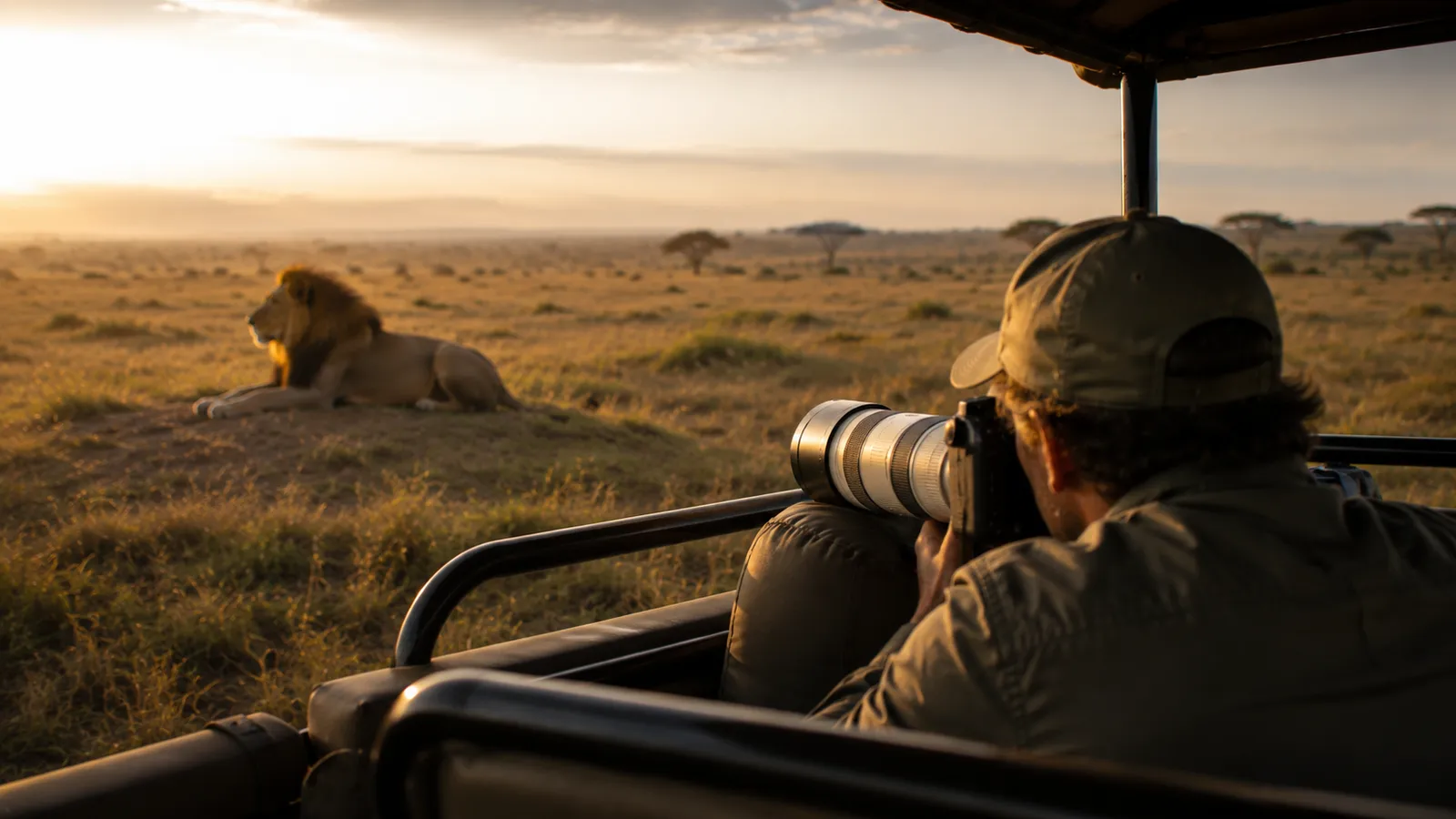 Photographic safari in Tanzania.