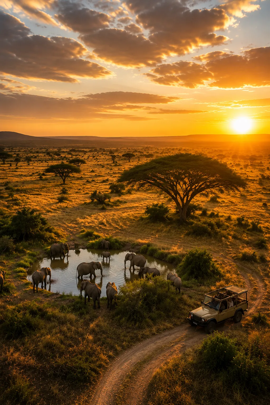 Serengeti & Crater Air Escape, a private Highland journey through Tanzania.